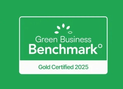 Green Business Benchmark Gold Certified 2025